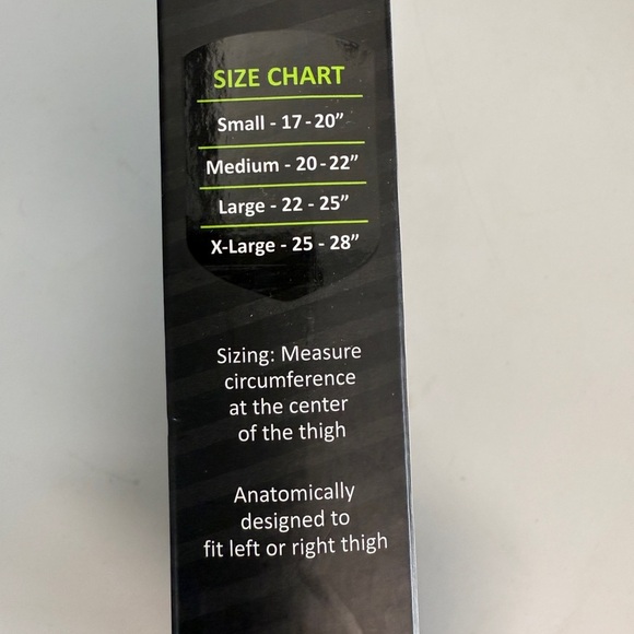 NEW P Tex Thigh Sleeve Size Xtra Large 25-28" Kenetic Panels Thermal Compression - Picture 3 of 4